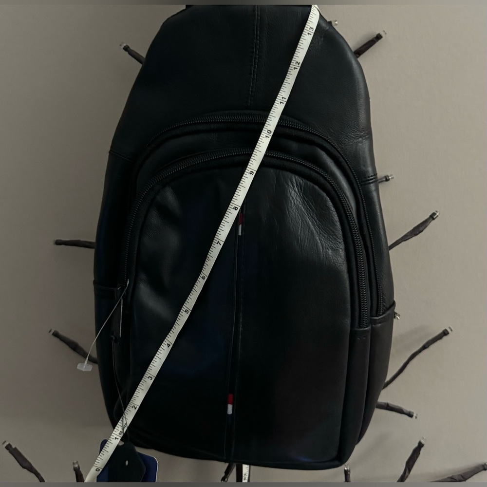 Black Leather Sling Bag - Picture 8 of 8